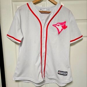 Toronto Blue Jays Majestic Jersey Home Justin Smoak Women's XXL